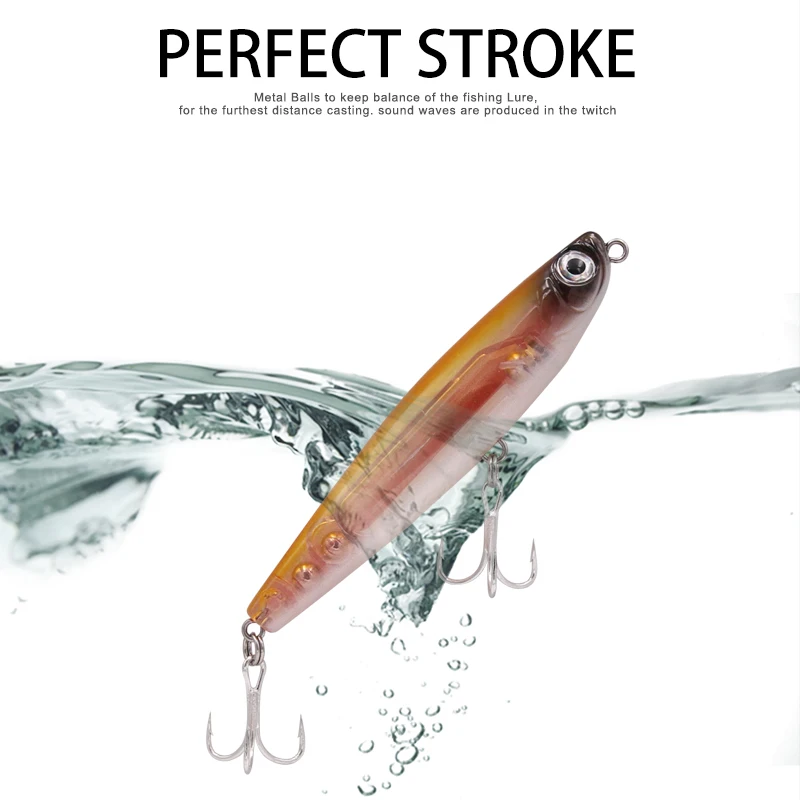 Wondershot D02 Sparrow 90mm 11.5g Pencil The Best Bass Bait Surface Fishing Hard Lure Floating Wobblers Decoy All For Fishing