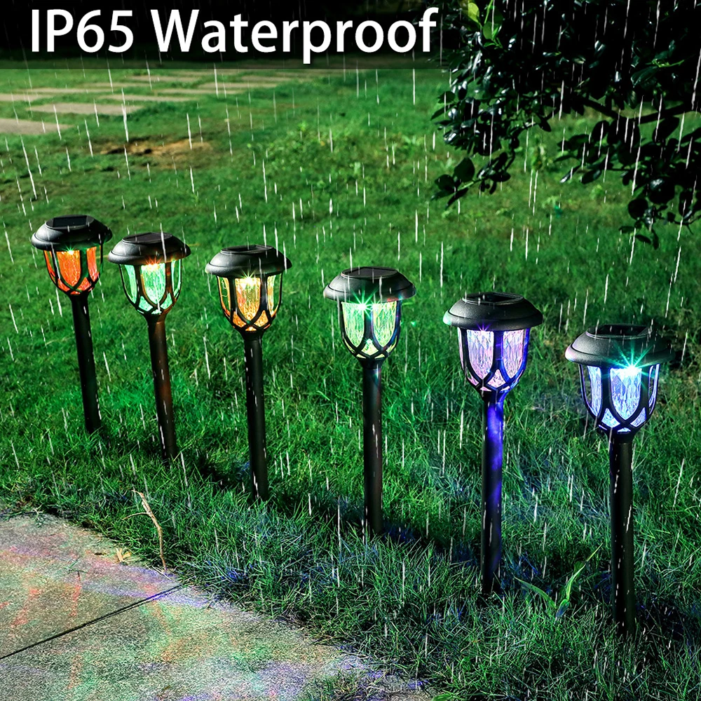 4/8 шт. водонепроницаемый светильник на солнечной батарее переключатель