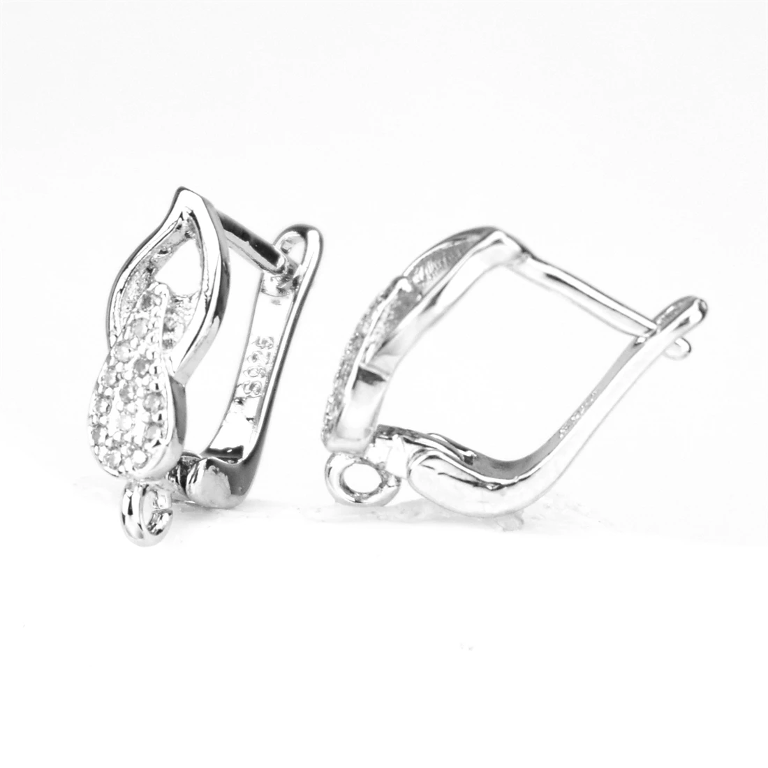 Клещи-лобстер аксессуары для сережек квадратные кубические циркониевые клипсы