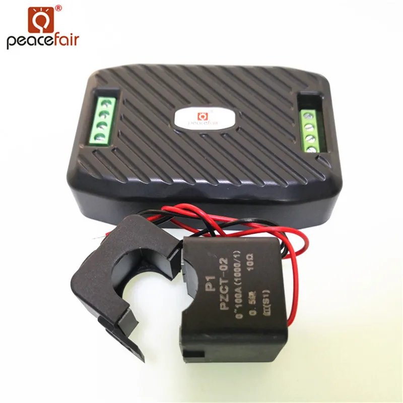 AC Мощность энергии метр 220V 100A счетчик электроэнергии для с Разделение|Измерители