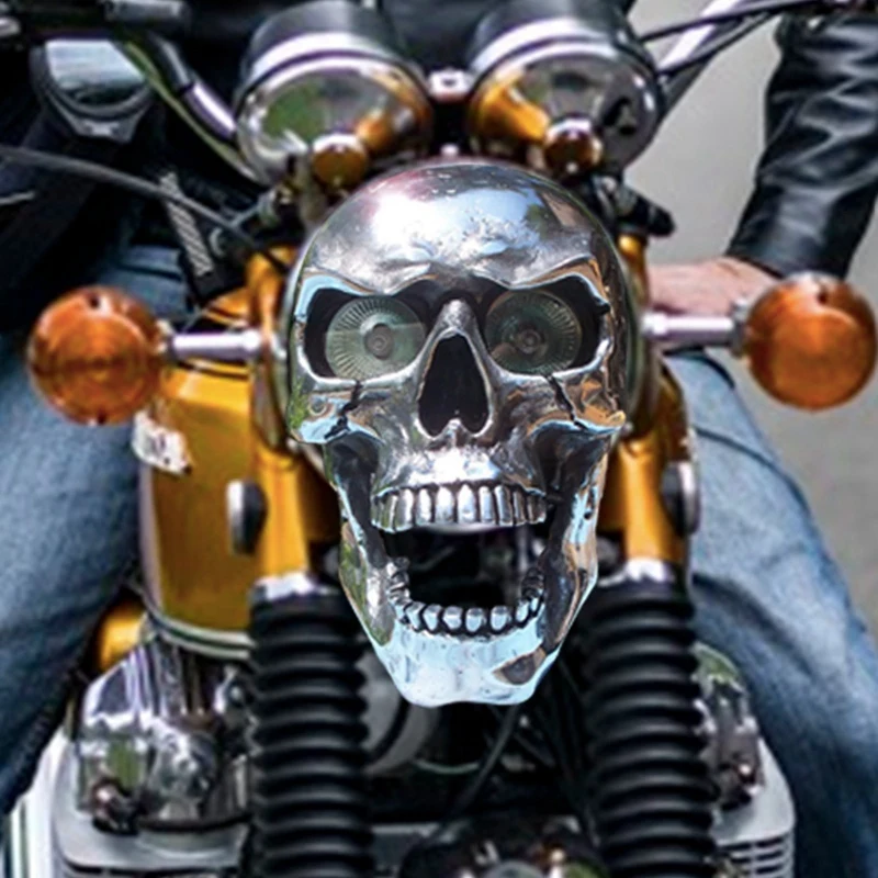 

Универсальный мотоциклетный Головной фонарь с черепом, головсветильник фонарь, лампа, шлемы, очки для Cbr 600 F4 Honda 2005 Re для туризма