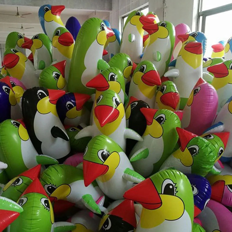1piece Outdoor Fun Sports Random color 22&amp36&amp45&amp70cm Inflatable Penguin Toy Soft Plastic Tumbler For Children | Игрушки и хобби