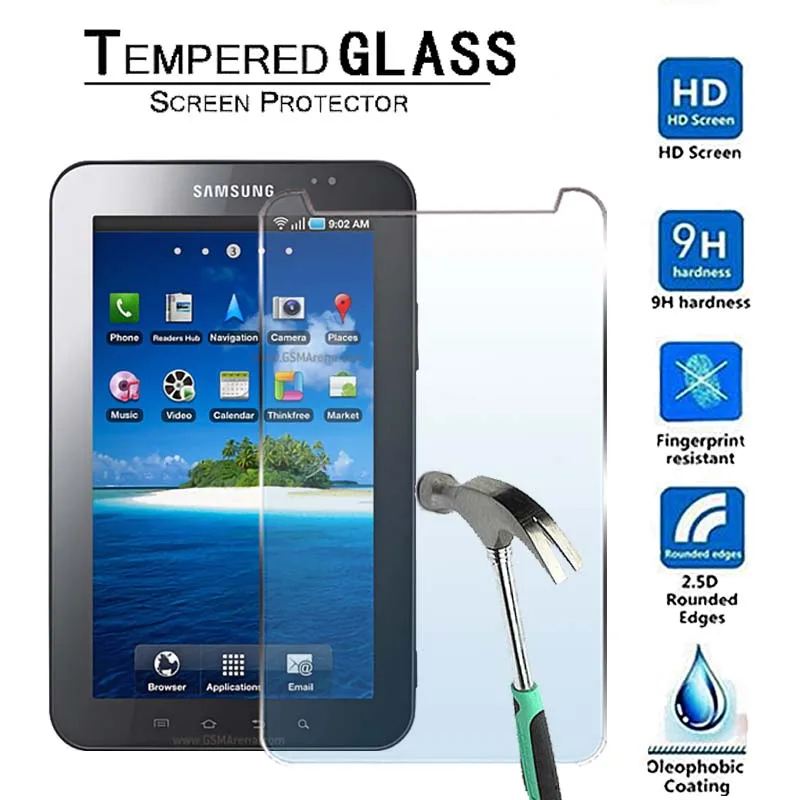 

Ультрапрозрачная защитная пленка из закаленного стекла для Samsung Galaxy Tab 7,0