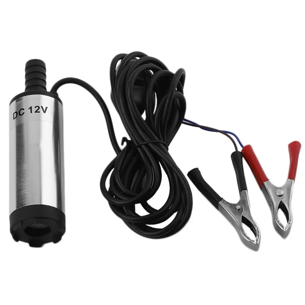 

Compact Volume 12V/24V 1.5A Mini Electric Oil Pump With Stainless Steel Filter Net And Stainless Steel Shell & Halfway Switch