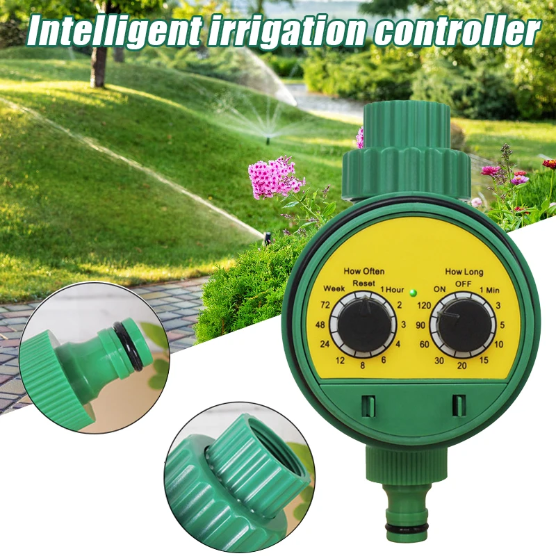 

Hot Electronic Intelligence Garden Irrigation System Controller Automatic Waterer Knob Type Timer Waterproof 20/25mm