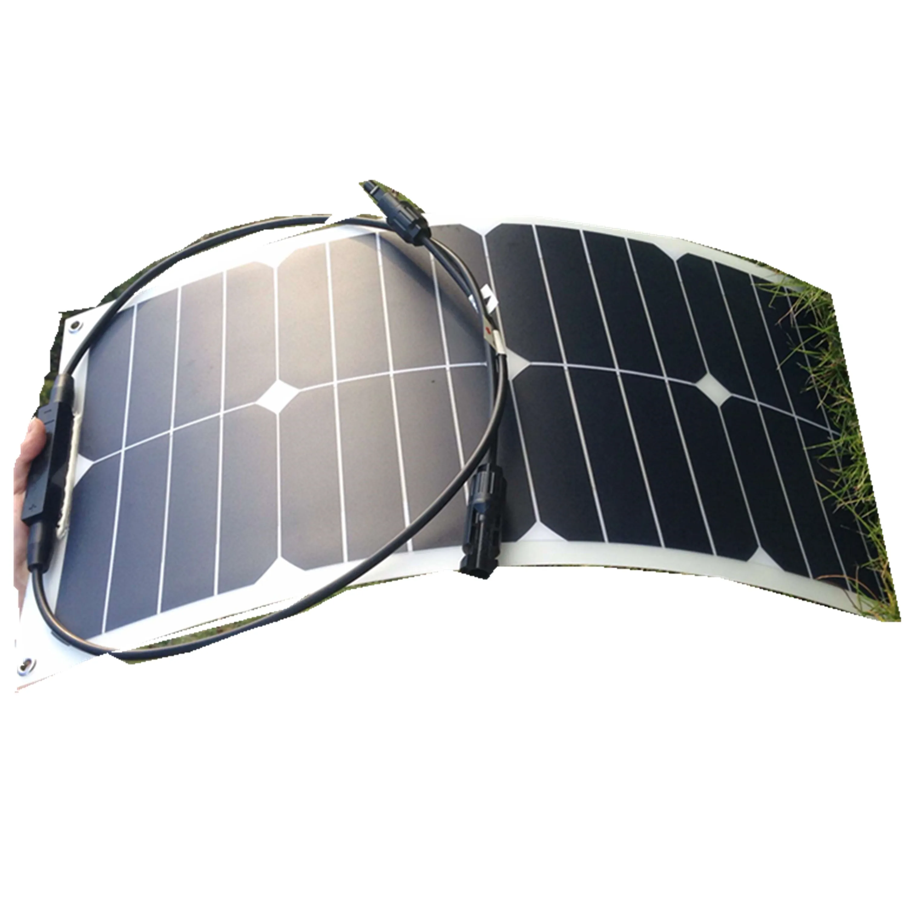 RG Sunpower Гибкая солнечная панель 25 Вт монокристаллическая 20% эффективность зарядки солнечная батарея