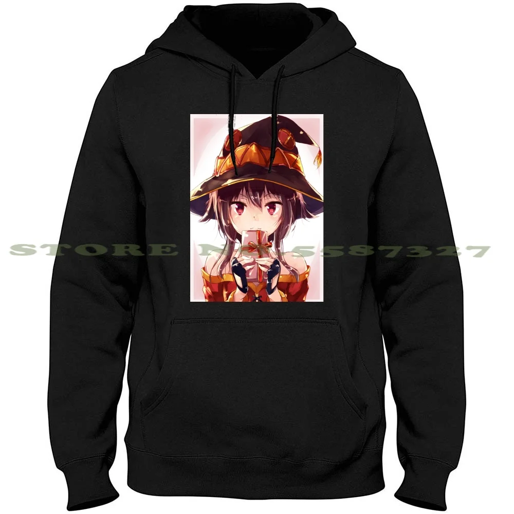 

Megumin Long Sleeve Hoodie Sweatshirt Megumin Konosuba Anime Girl