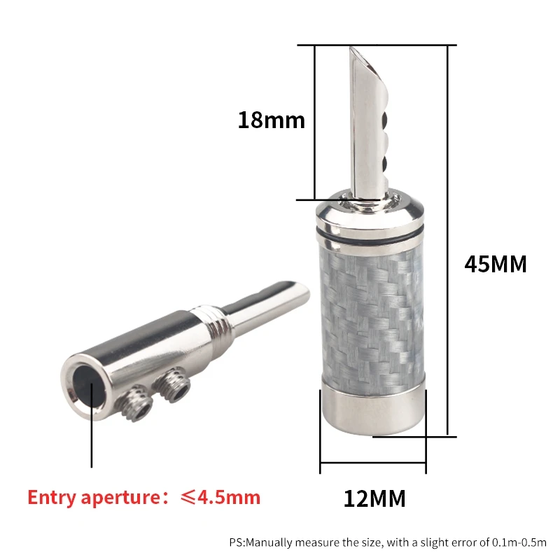 8 шт зубов Динамик кабель для подключения к сети оболочки из углеродного волокна