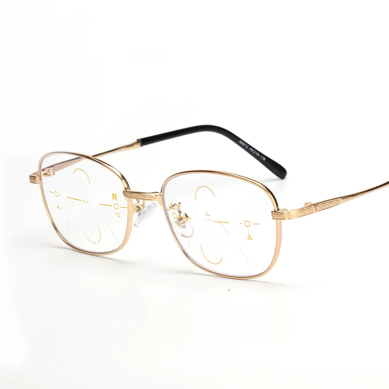 Прогрессивные очки с диоптриями Для мужчин по рецепту Оптические Близорукость