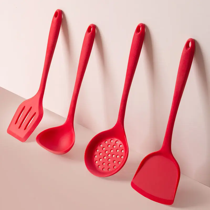 Кухонная утварь из пищевого силикона кухонная домашняя антипригарная ложка