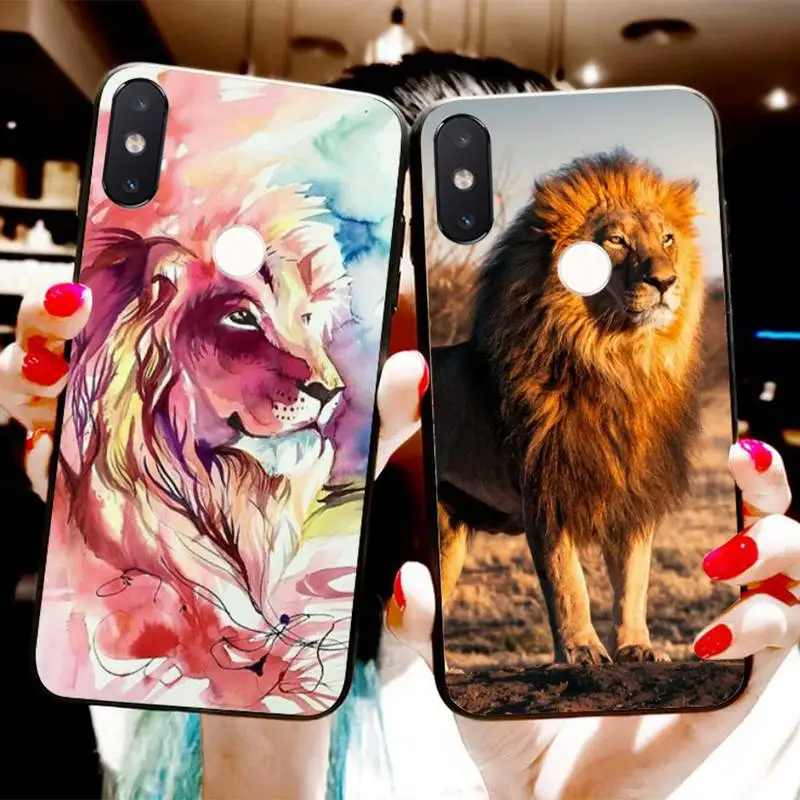 

Animal Lion Lion Paintings Phone Case For Xiaomi Mi8 9 10 9T 5 6 A1 A2Lite 9SE 8SE Mi8lite Mix2 Max3 F1