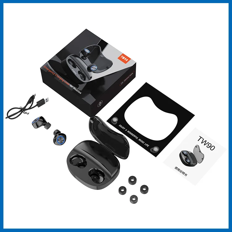 

Hifi Wireless Headphone Can Charging The Phone Earphones Bluetooth 5.0 Waterproof Sports Stereo Earbuds Headsets With Microphone