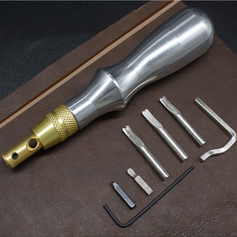 Многофункциональный Фрезерный резак для канавок кожевенное ремесло фаска