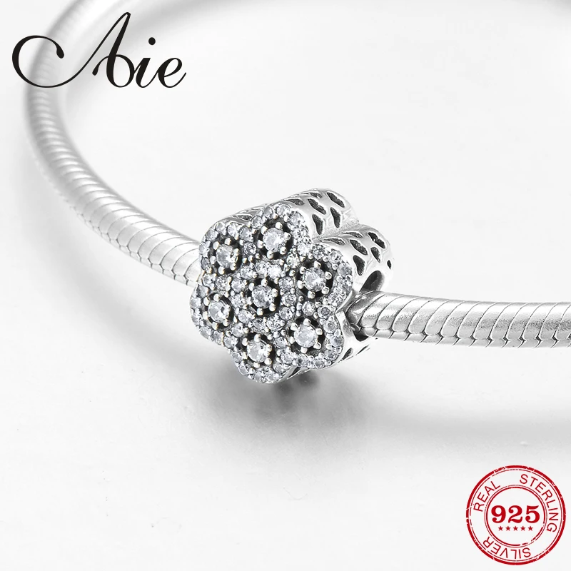 Бусина Шарм из серебра 925 пробы с фианитами|Бусины| |