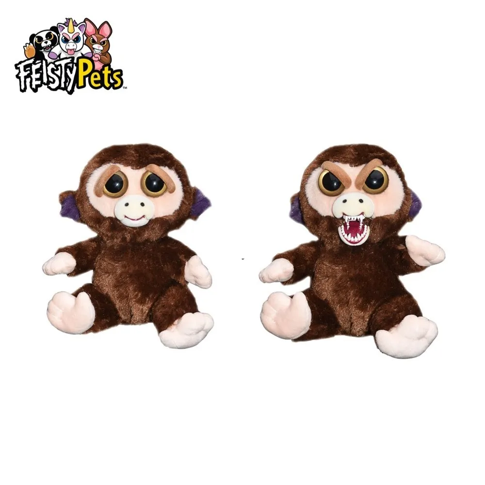 Feisty игрушки для домашних животных плюшевая кукла angry подарок обезьяны|Мягкие