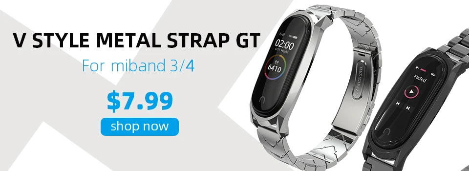 Браслет на запястье для xiaomi mi band 3, 4, металлический ремешок из нержавеющей стали, mi band 4, 3, браслеты, Сменные аксессуары
