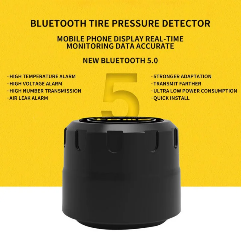 OBDIICAT V101B для IOS Android телефон датчик давления в шинах TPMS Bluetooth/4 0 универсальный