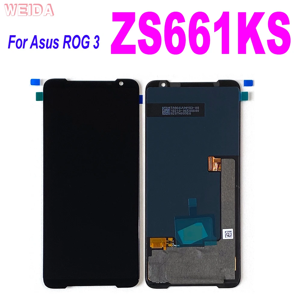 original lcd for asus rog phone 2 phone 3 phone 5 zs660kl zs600kl zs661ks zs673ks lcd display touch screen digitizer assembly free global shipping