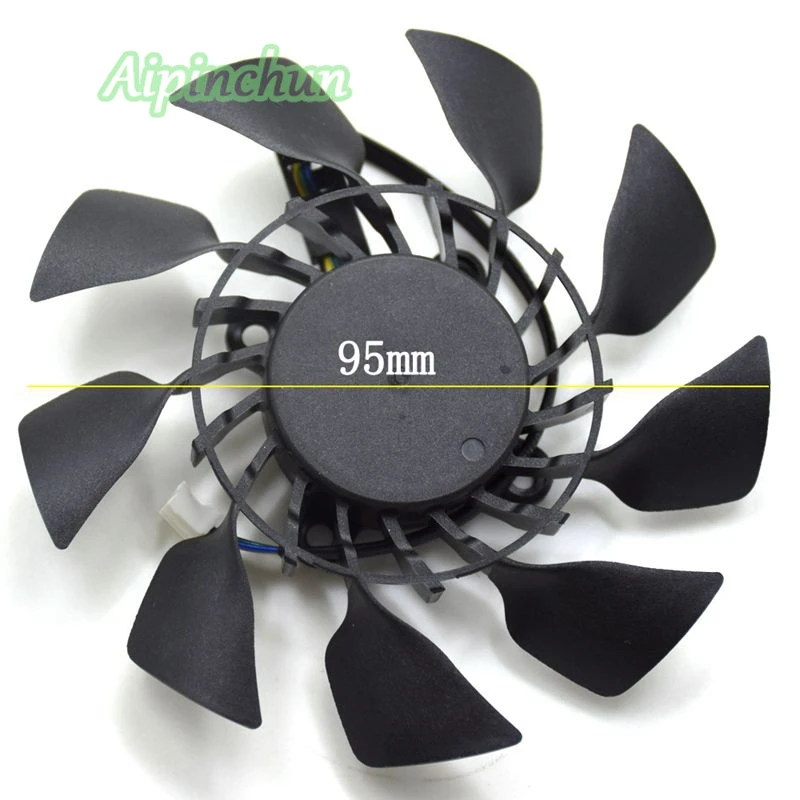 Кулер Aipinchun T129215SU 95 мм для видеокарты ASUS GTX 780 970 980 GTX780 Ti R9 280 290 280X 290X|cooler cooler|fan