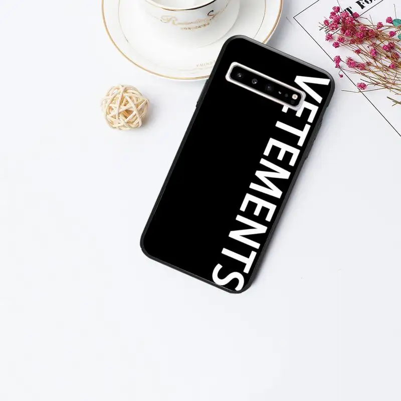 

France Luxury Brand Vetementse Phone Case For Samsung A51 A50 A71 Silicone Soft Case Cover For Galaxy Note 20 Ultra 8 9 10 Plus