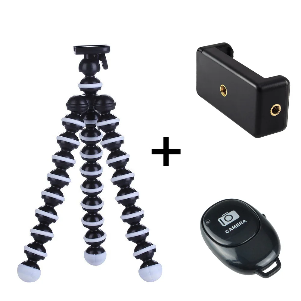 GAQOU Мини Гибкий Мобильный телефон штатив Gorillapod для iphone GoPro монопод для цифрового однообъективного зеркального фотоаппарата Statief смартфон Стенд аксессуары - Цвет: 3 pcs set