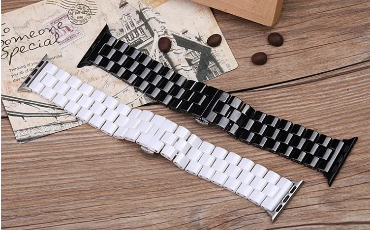 Керамический ремешок для Apple Watch Band se 38 42 40 44 мм звеньевой браслет iwatch Series 6 5 4 3 2 1 |