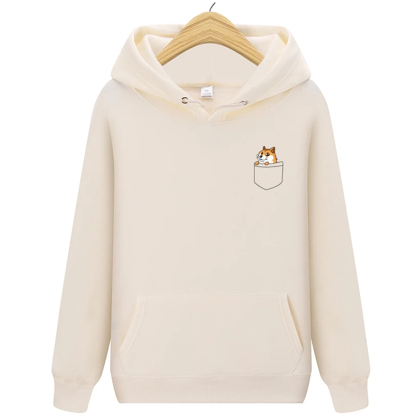 2019 новая осенняя и зимняя толстовка с капюшоном Kawaii Akita shaba Inu брендовая одежда