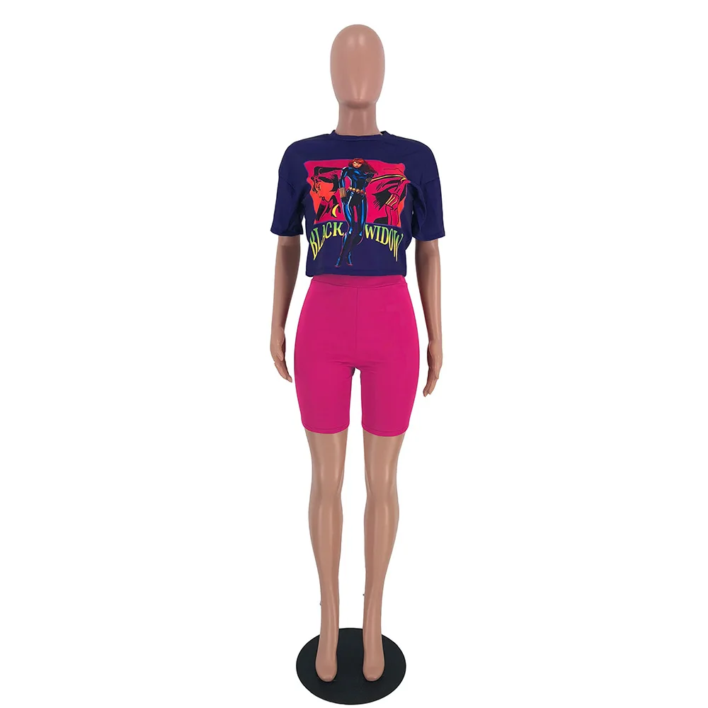 2020 спортивный костюм женск футболка женская шорты женские одежда кроп топ women