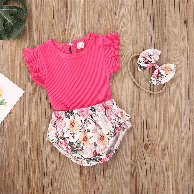 Одежда для новорожденных девочек от 0 до 24 месяцев вязаные топы с короткими