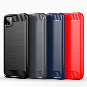 for huawei honor 9s case cover honor 9a 9c 9x pro lite anti knock bumper soft tpu rubber carbon fiber phone back case honor 9s free global shipping