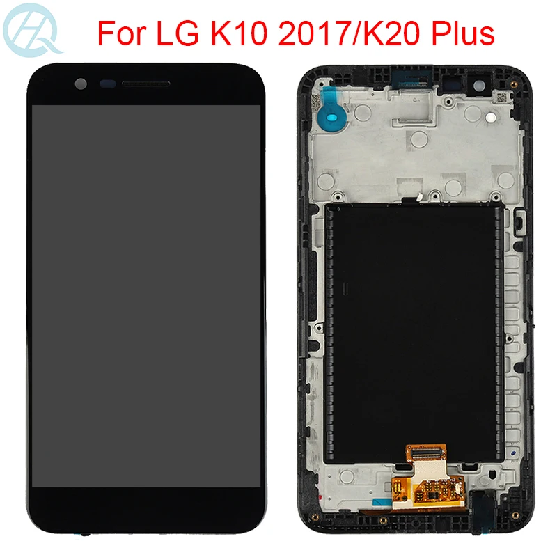 Original Display For LG K10 2017 LCD With Frame 5.3" LG K20 Plus Display M250 M250N M250E Touch Screen Digitizer Glass Assembly