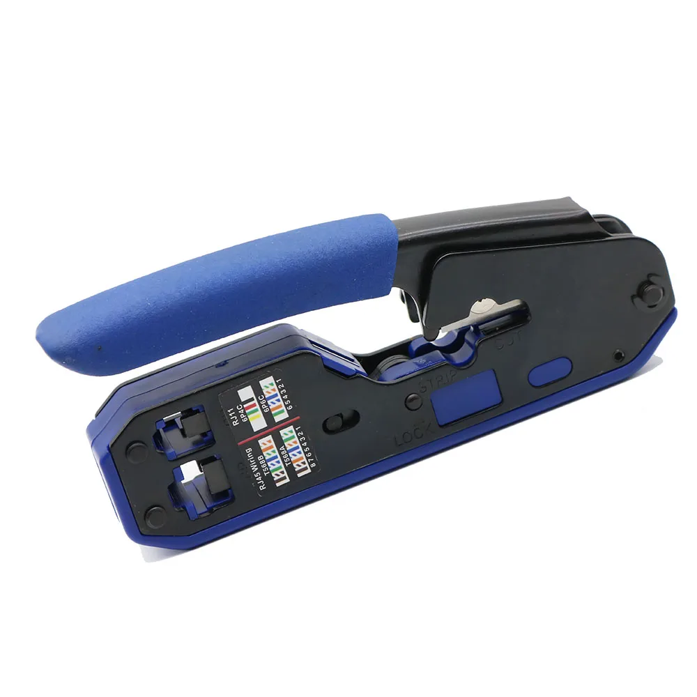 Rj45 инструмент сети обжимной для кабелей зачистки плоскогубцы Cat6 Cat5E Cat5 Rj11 Rj12