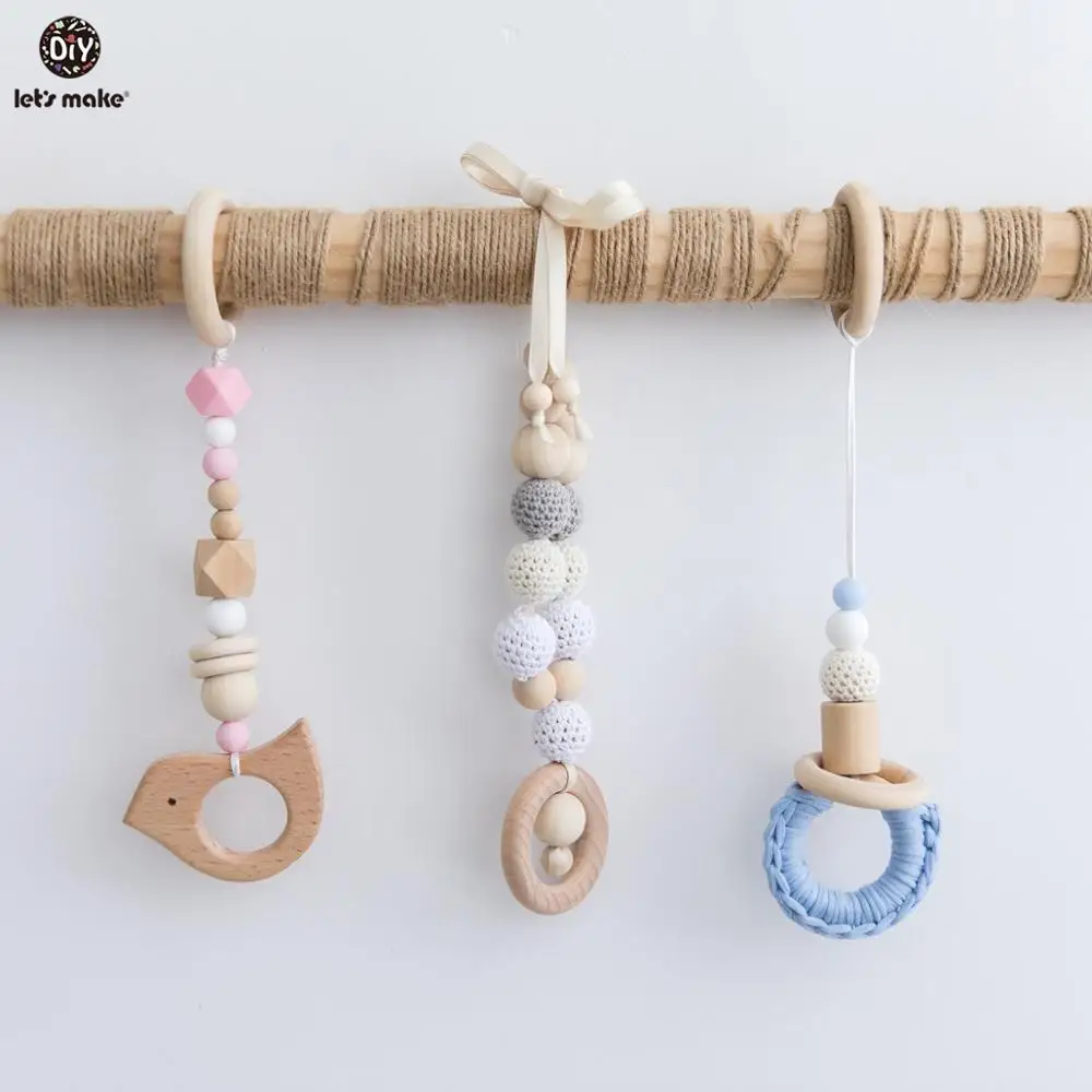 20 шт. деревянные кольца из натурального клена 56 мм | Мать и ребенок