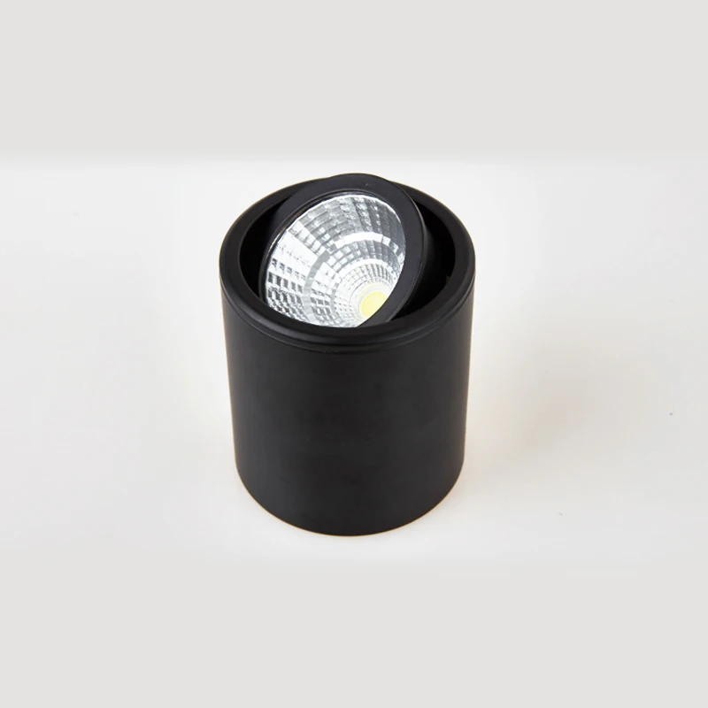 Вращающийся потолочный светильник с COB матрицей цилиндрические лампы для