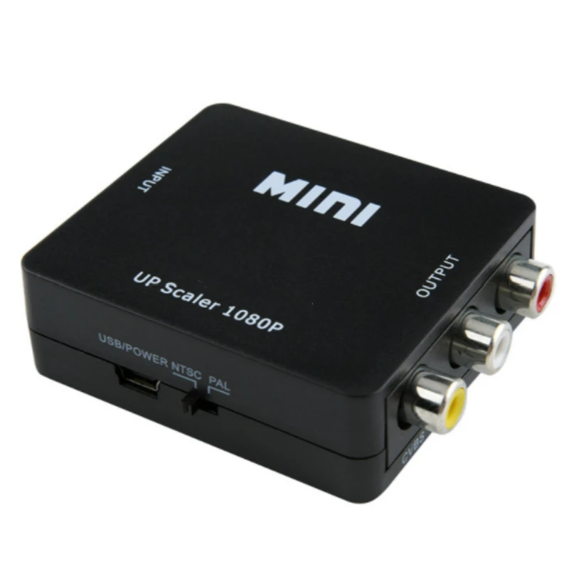 Адаптер 1080P HDMI-совместимый с RCA AV/CVSB L/R видеопреобразователь 2 AV адаптер конвертер