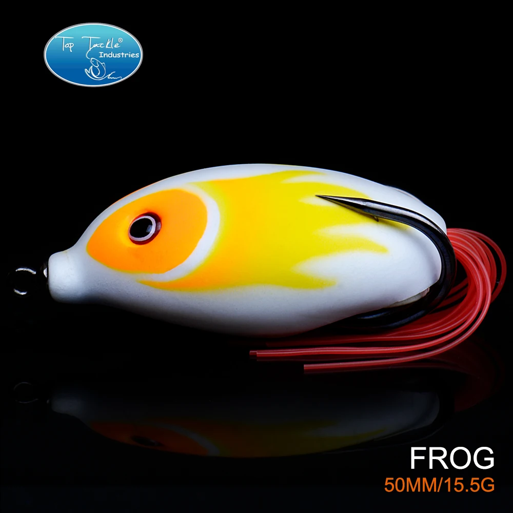 Мягкая приманка в виде лягушки с спиннером рыболовная мягким хвостом 50 мм 15 г 4