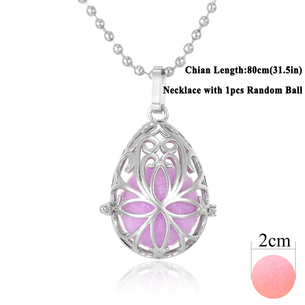 Новинка 2019 ожерелье для ароматерапии винтажный серебристый цветок с диффузором