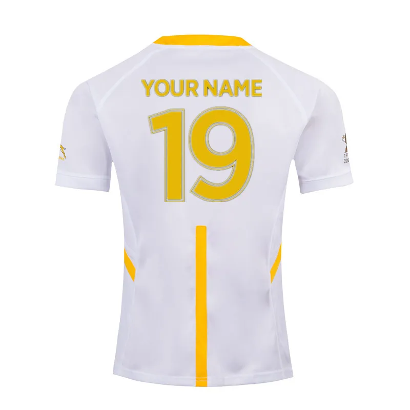Print name number SOUTH AFRICA RUGBY HOME AWAY JERSEY size S-3XL Top quality Free shipping - Цвет: Print name number