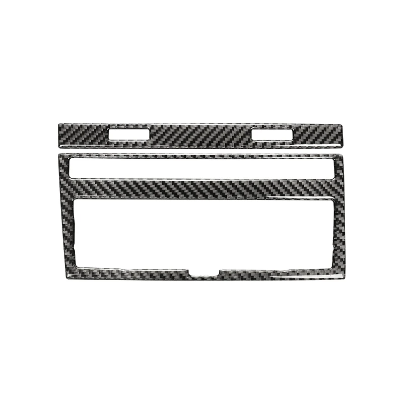 

Carbon Fiber Air Conditioning CD Panel Cover Trim for - A6 2005 2006 2007 2008 2009 2010 2011 Car Accessories