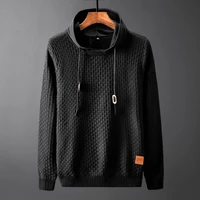 2022 new mens hoody casual hooded pullover solid color long sleeve hooded all match simple fashion trend