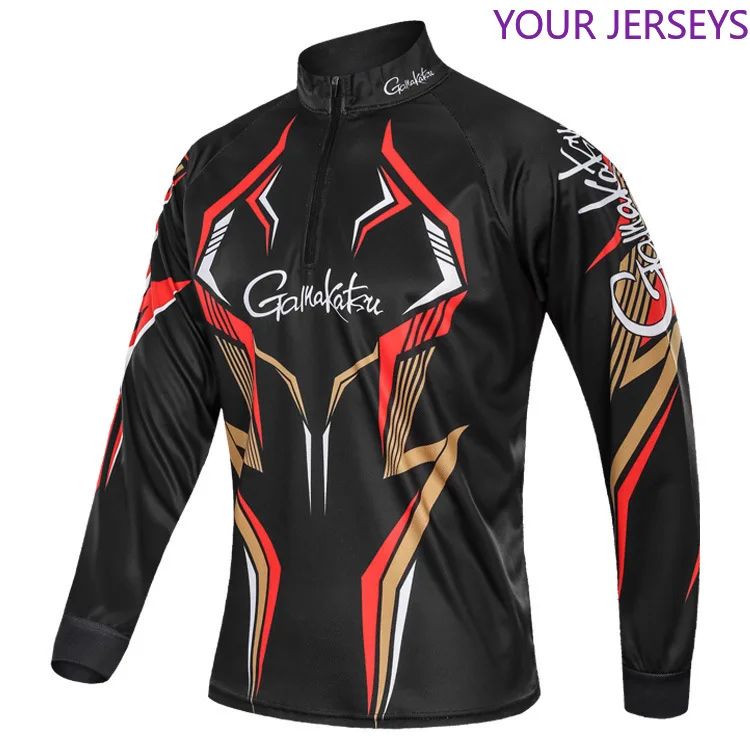 

New Gamakatsu Fishing Vest Summer Men Long Sleeve Outdoor Hiking Cycling Jacket Quick Dry Breathable Shirts