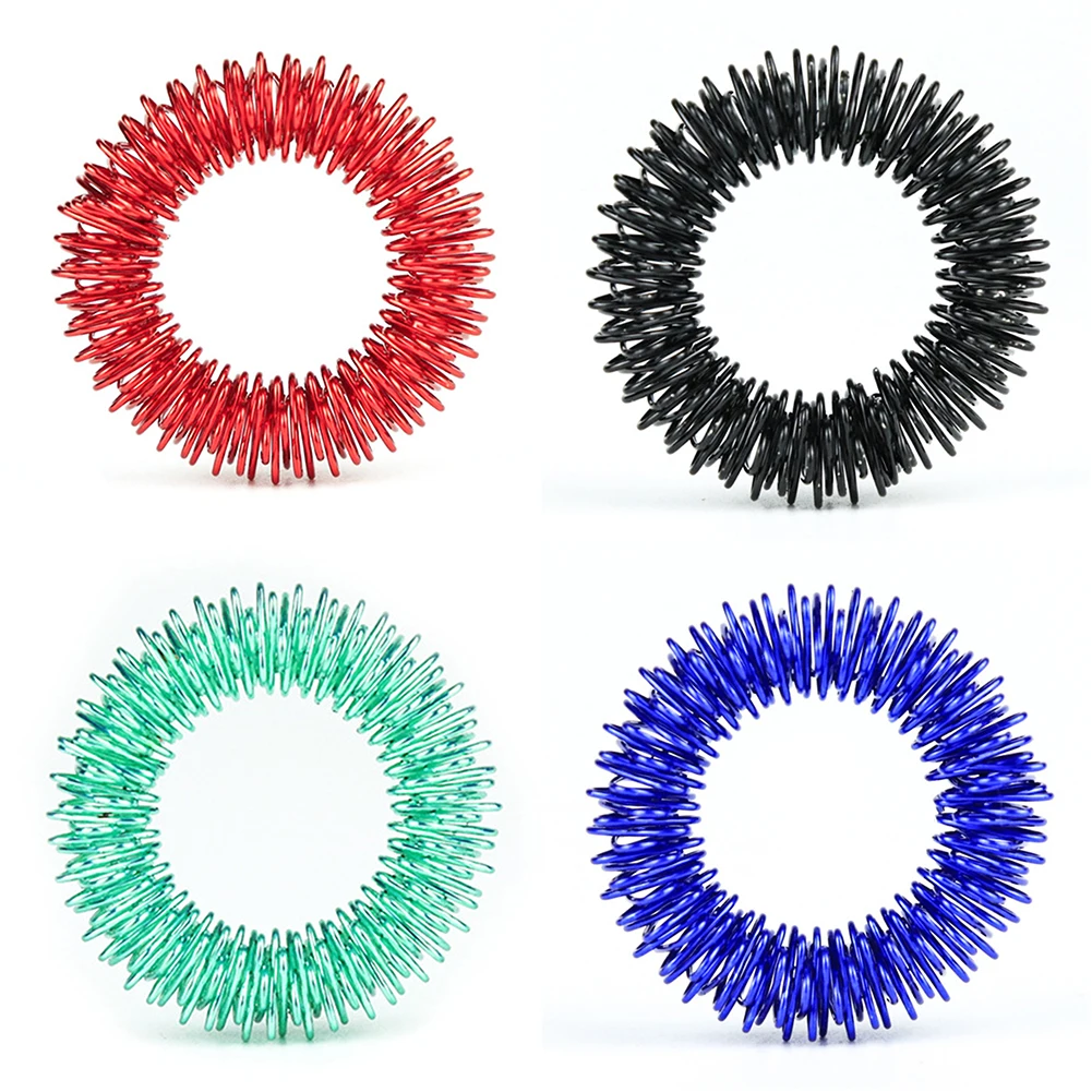 

Pain Relief Finger Massage Ring Finger Joint Point Acupuncture Ring Health Care Body Massager Relax Hand Massage Tool