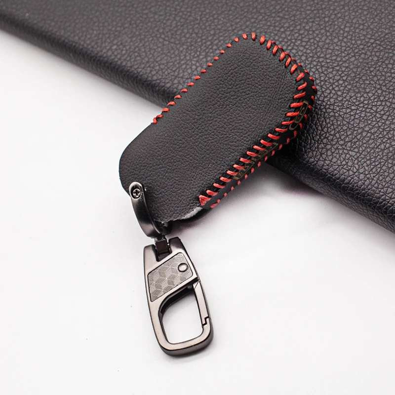 100% Кожаный Автомобильный брелок для ключей чехол держатель Kia 2017 2018 2019 sportage R Stinger