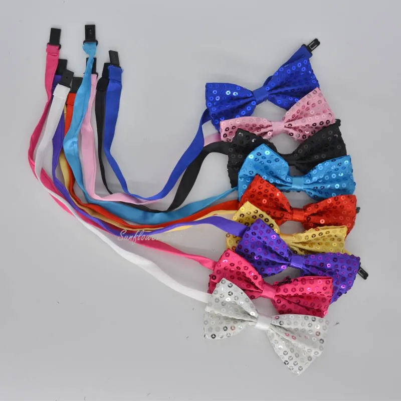 

Галстук-бабочка мужской с пайетками, 10 шт.