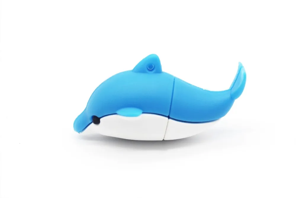 Usb флеш-накопитель POWEONE с мультяшным дельфином, 4 ГБ, 8 ГБ, с животным, 16 ГБ, 32 ГБ, 64 ГБ, флешка, USB 2,0, флеш-карта, u-диск, флеш-накопитель
