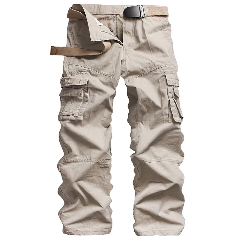 

Высококачественные Прямые хлопковые брюки-карго 2021 oudoor, мужские армейские военные тактические камуфляжные брюки джунглей, большие размеры...