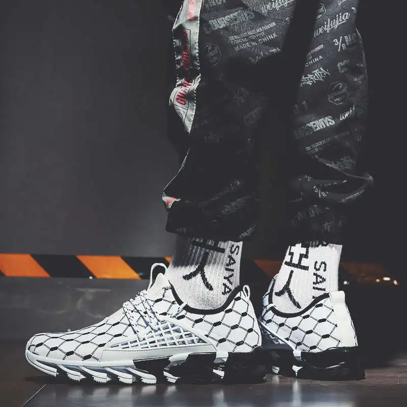 

Мужская Спортивная обувь 2021, кроссовки на танкетке, Мужская эластичная обувь на шнуровке, мужская спортивная обувь, спортивные кроссовки че...