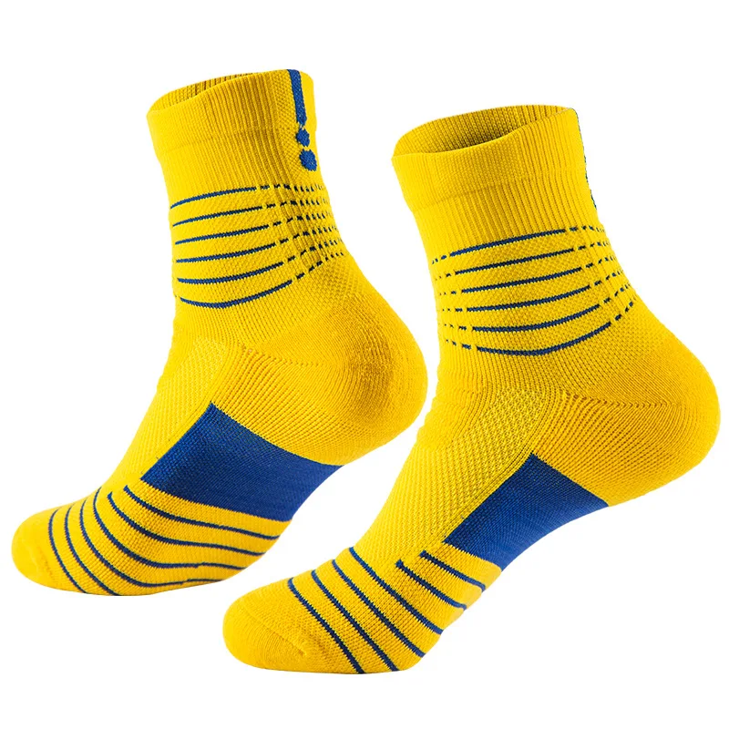 

2021 Basketball Men's Sports Socks Towel Bottom Socks Long Tube Men's Running Socks Badminton Socks Breathable
