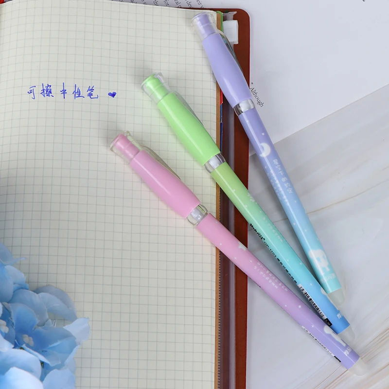 Стираемая ручка офисная штанга для ручек 0 38 мм синие/черные чернила стираемая