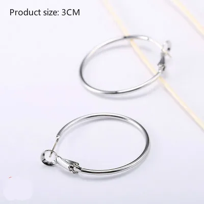 Взрывные модели Европы и США модные популярные большие круглые серьги для